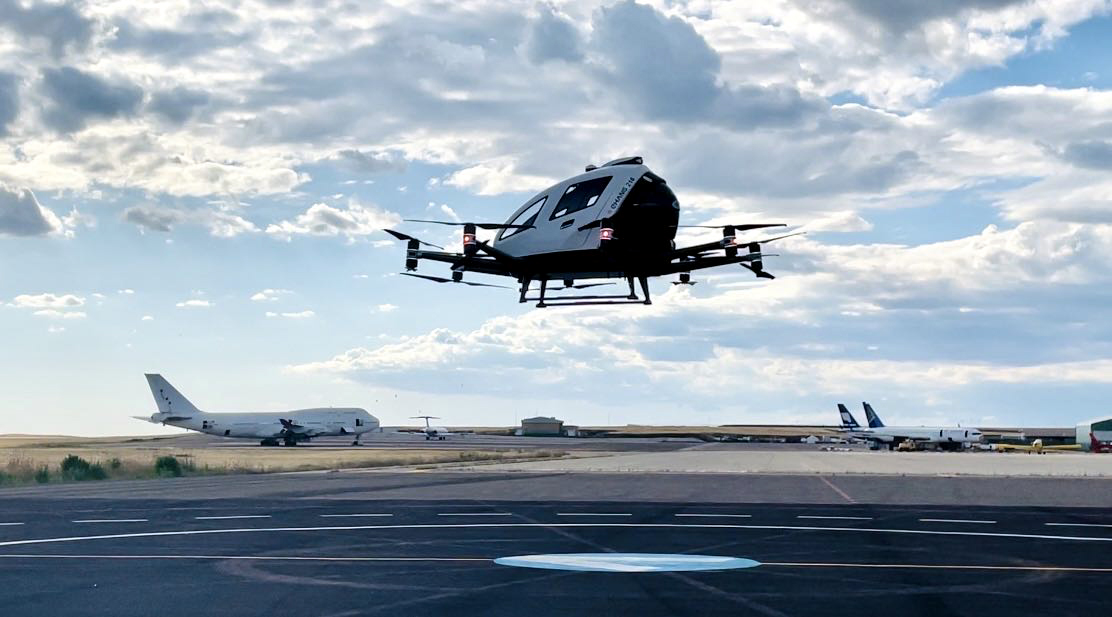 eVTOL flight testing in Catalonia; Image courtesy SAMVA