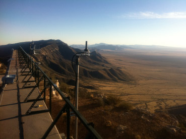 Locata antennas at White Sands.jpg