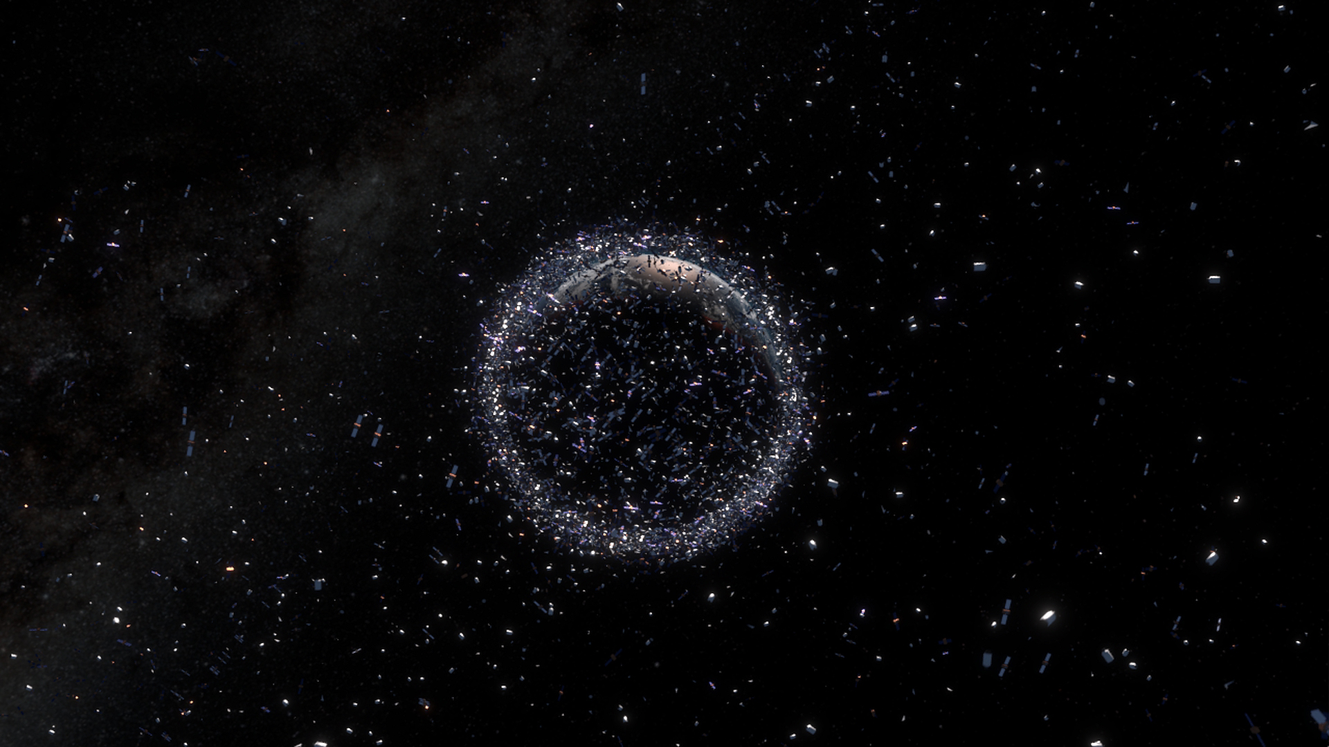 Space debris is a growing concern for the EU; Image courtesy ESA