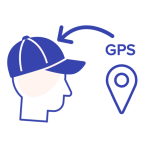 NaviBlind uses a mobile app and a GNSS wearable to help the blind; Image courtesy NaviBlind